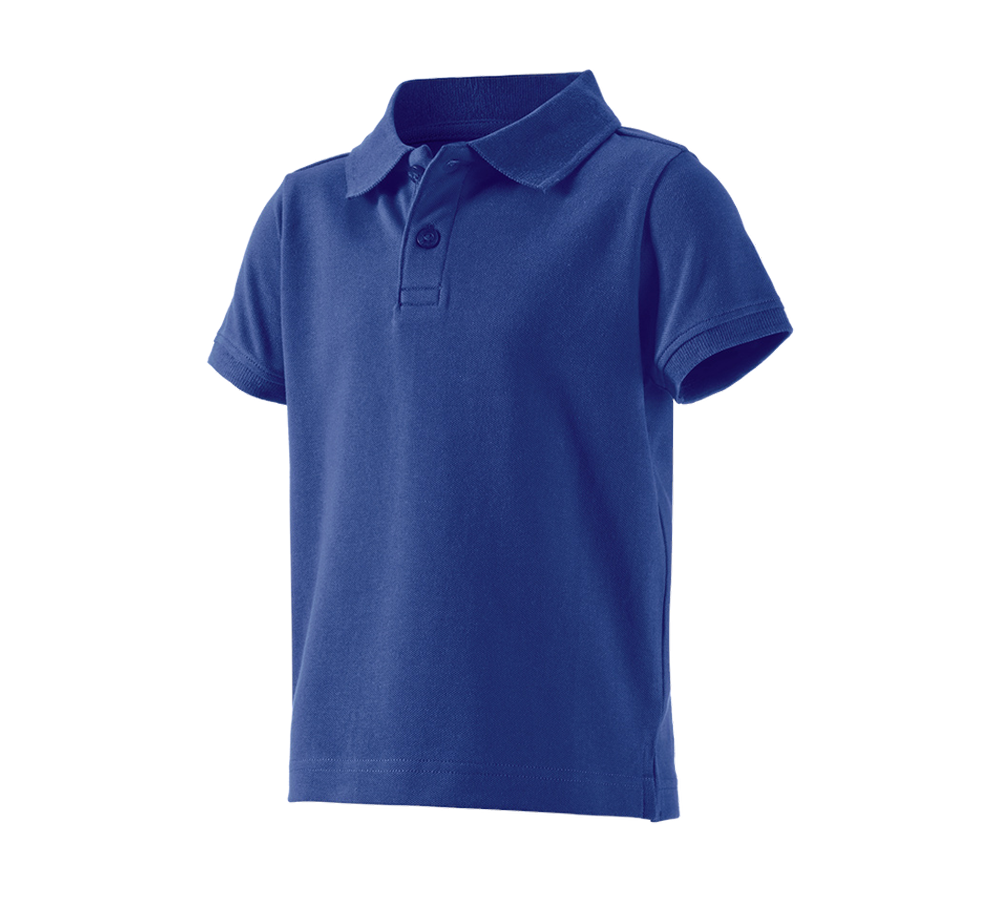 Överdelar: e.s. Polo-Shirt cotton stretch, barn + kornblå