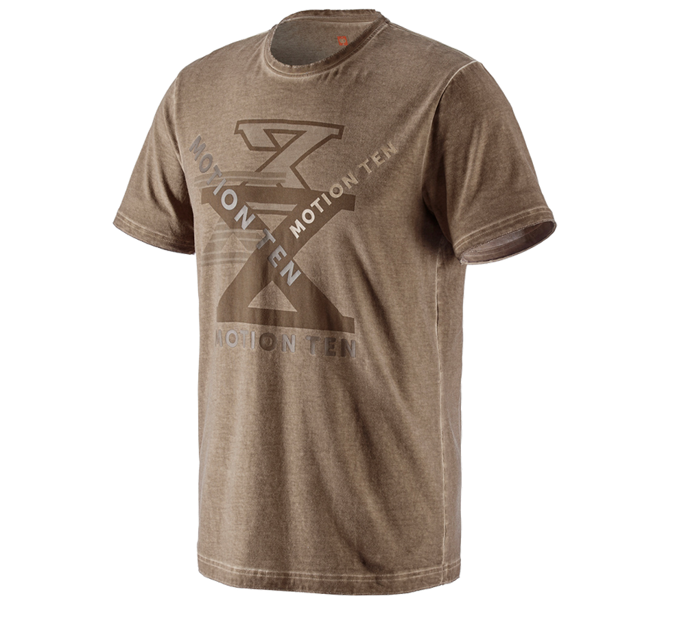 Snickare: T-shirt  e.s.motion ten + askbrun vintage