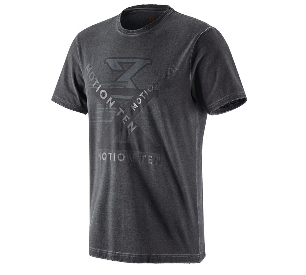 Snickare: T-shirt  e.s.motion ten + oxidsvart vintage