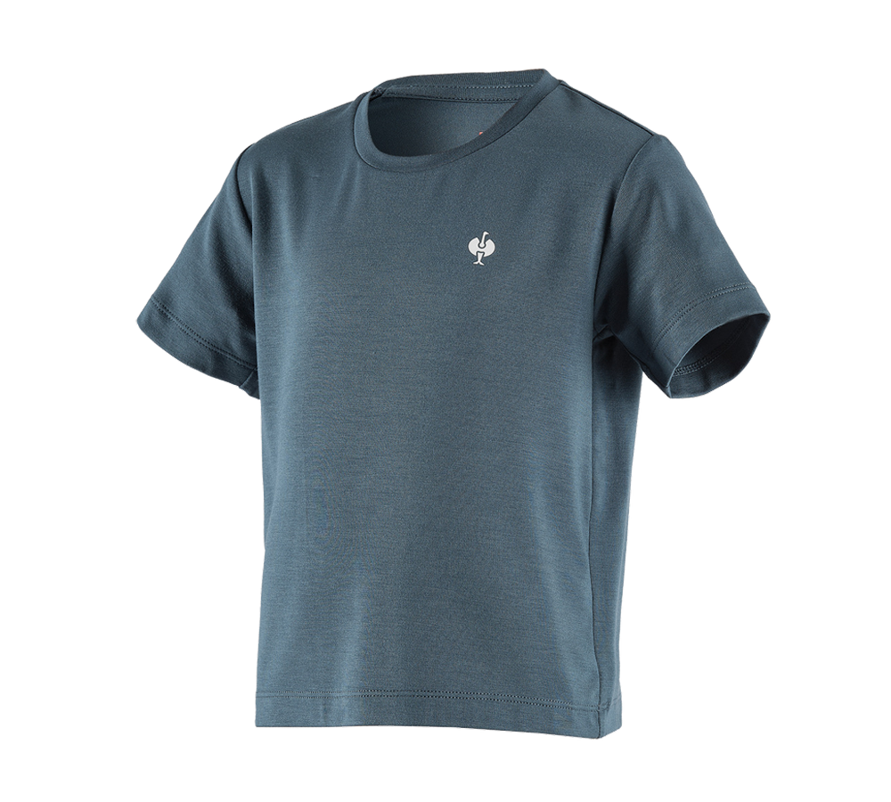 Överdelar: Modal-shirt e.s. ventura vintage, barn + järnblå