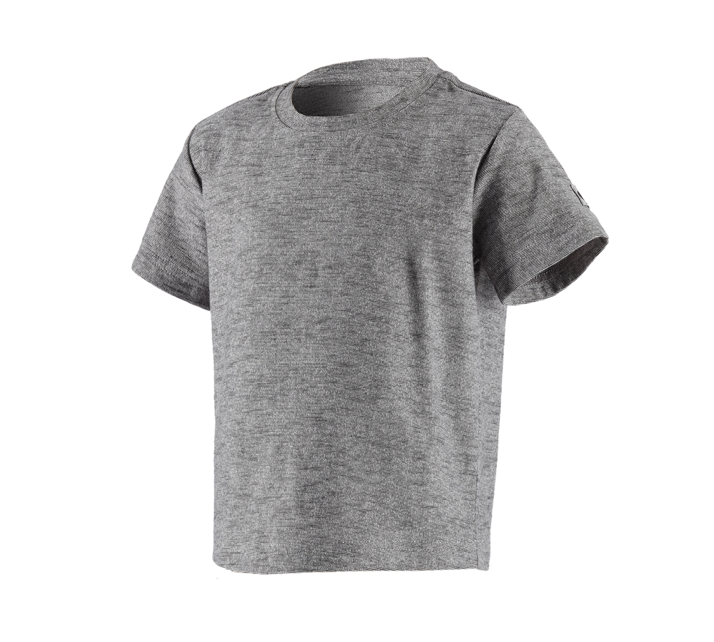 Överdelar: T-Shirt e.s.vintage, barn + svart melange