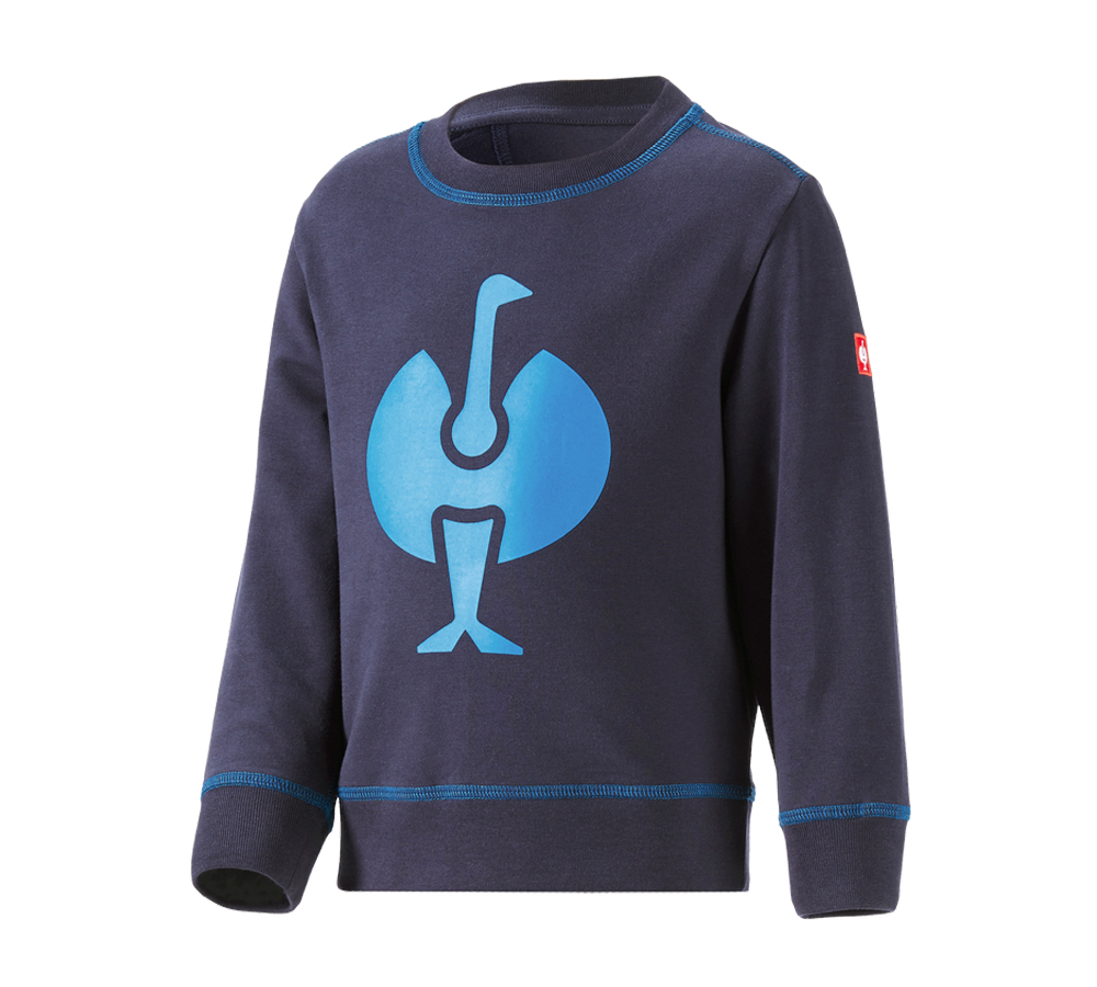 Överdelar: Sweatshirt e.s.motion 2020, barn + mörkblå/atoll