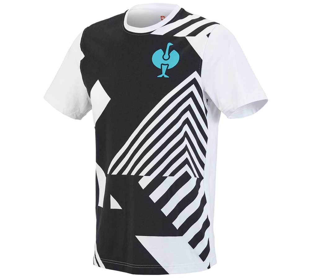 Shirts, Pullover & more: T-Shirt e.s.trail graphic + black/white