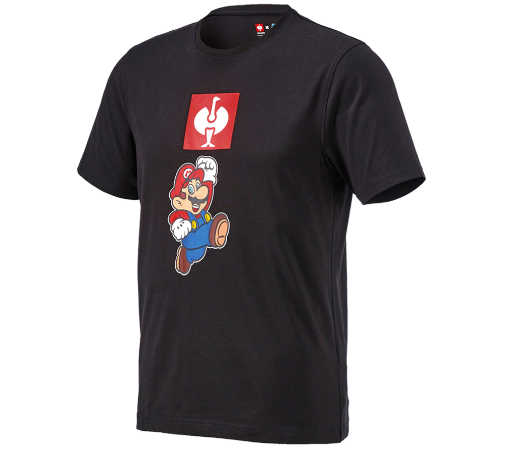 Samarbeten: Super Mario t-shirt, herr + svart
