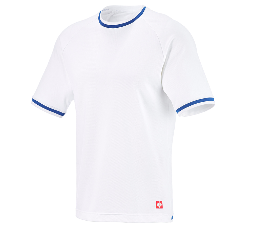 Topics: Functional t-shirt e.s.ambition + white/gentianblue