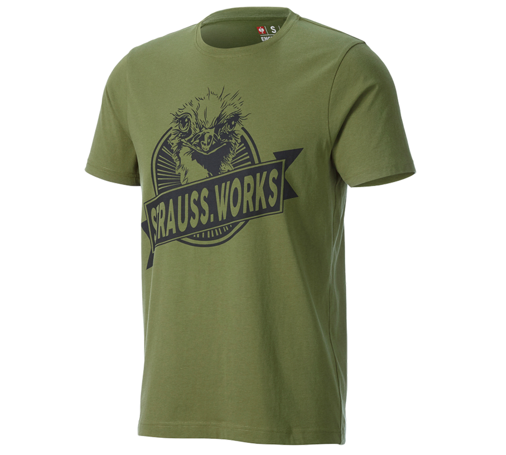 Överdelar: T-Shirt e.s.iconic works + berggrön