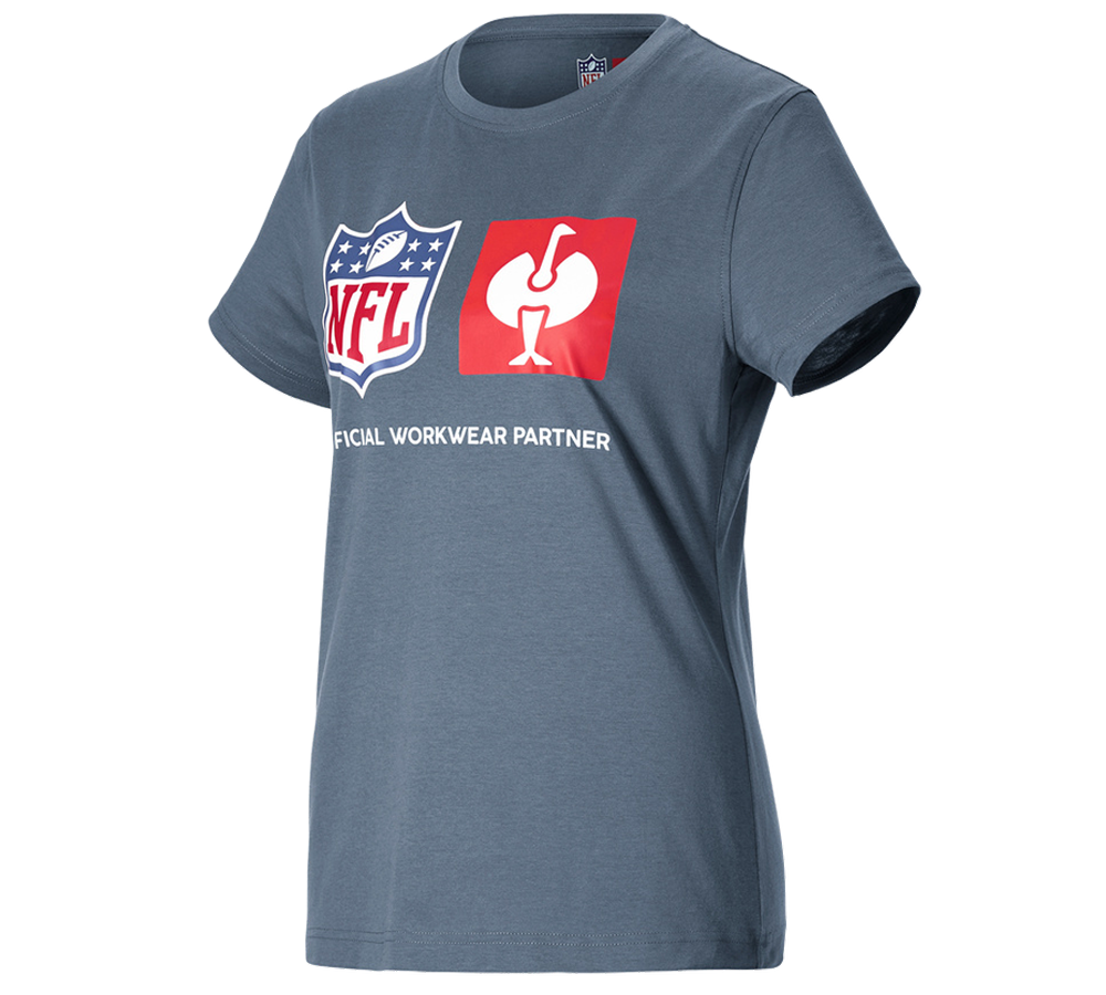 Clothing: NFL T-Shirt cotton, ladies + oxidblue