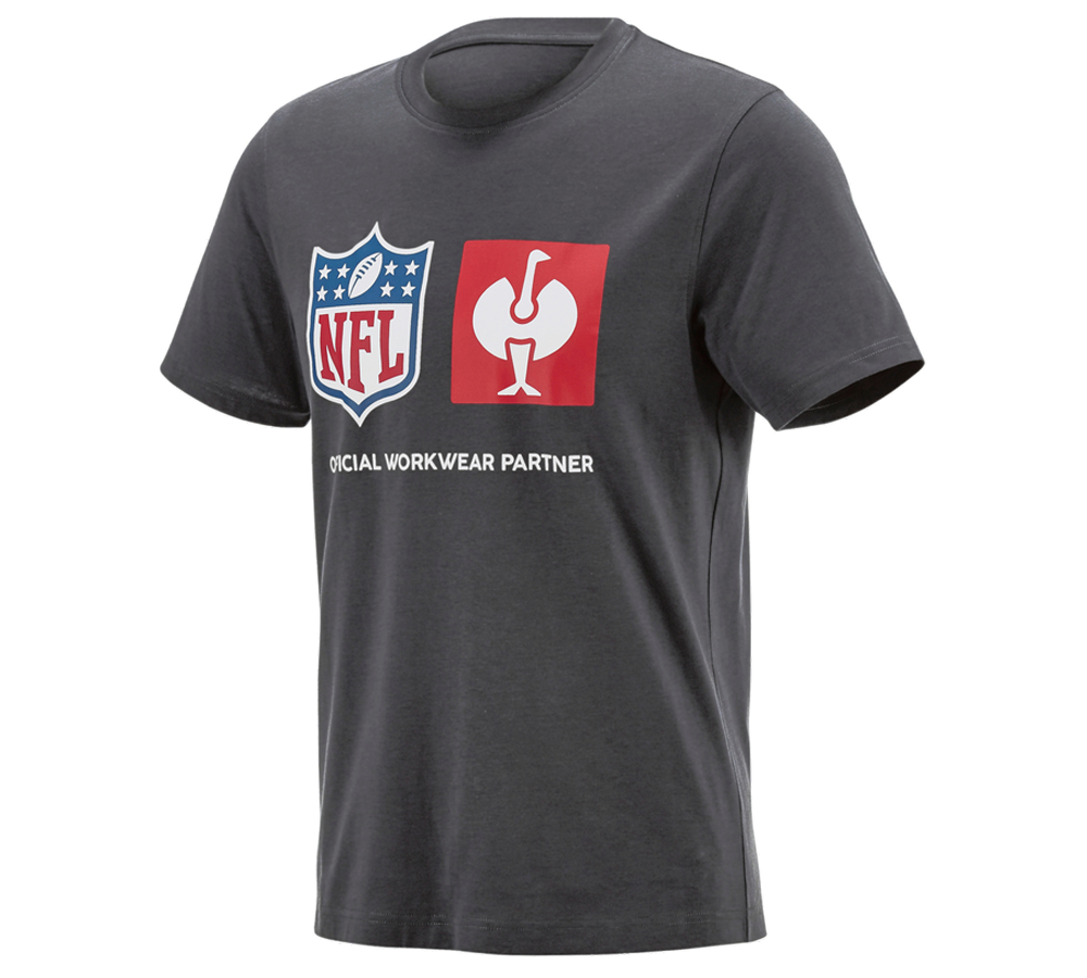 Överdelar: NFL T-Shirt cotton + karbongrå