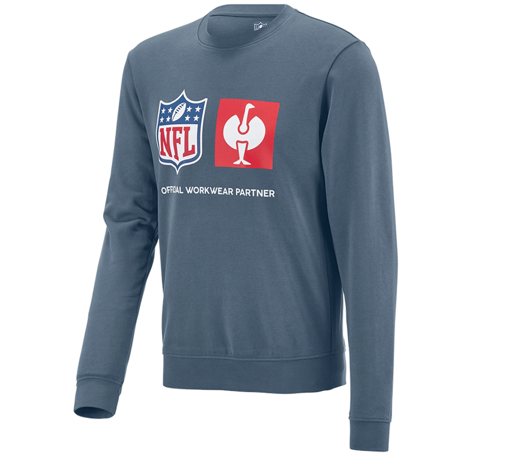 Samarbeten: NFL Sweatshirt cotton + oxidblå