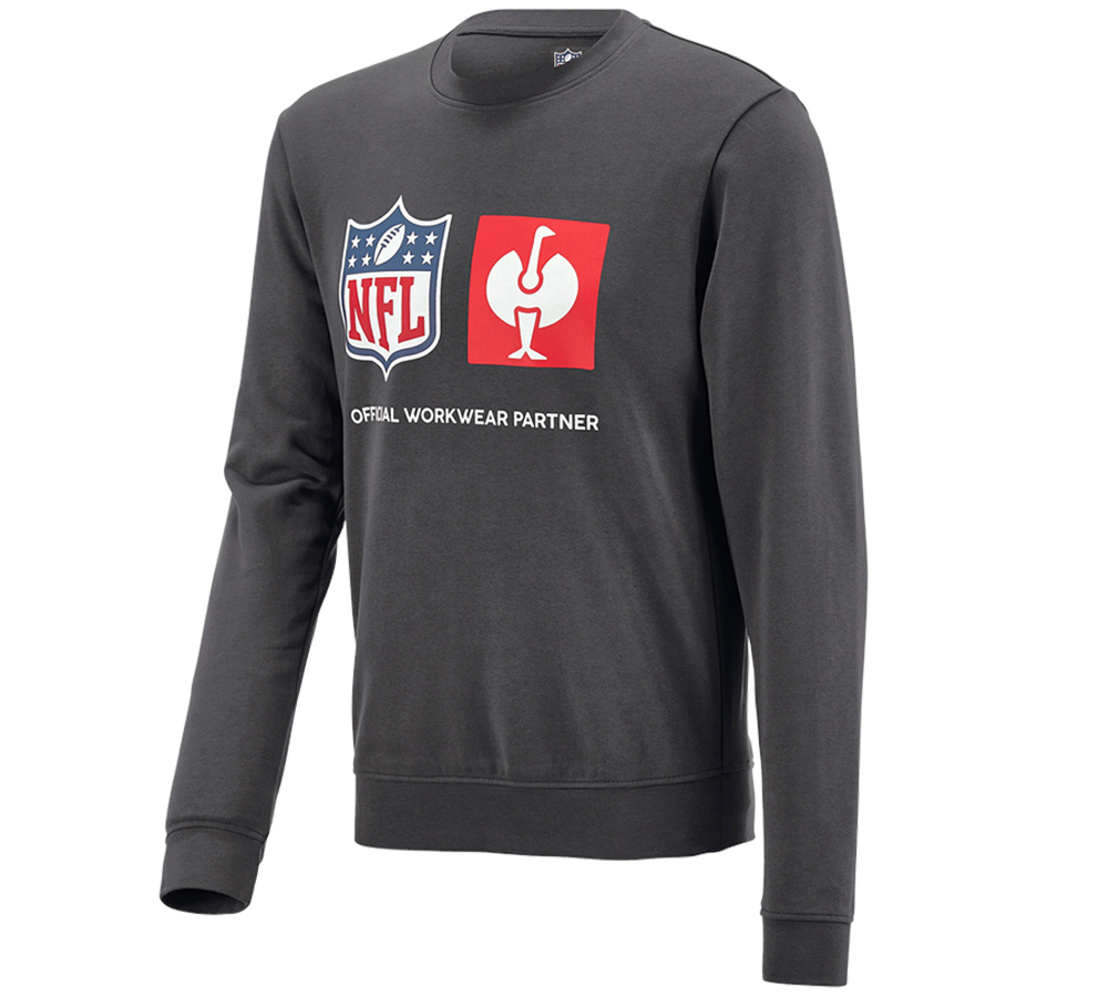 Överdelar: NFL Sweatshirt cotton + karbongrå