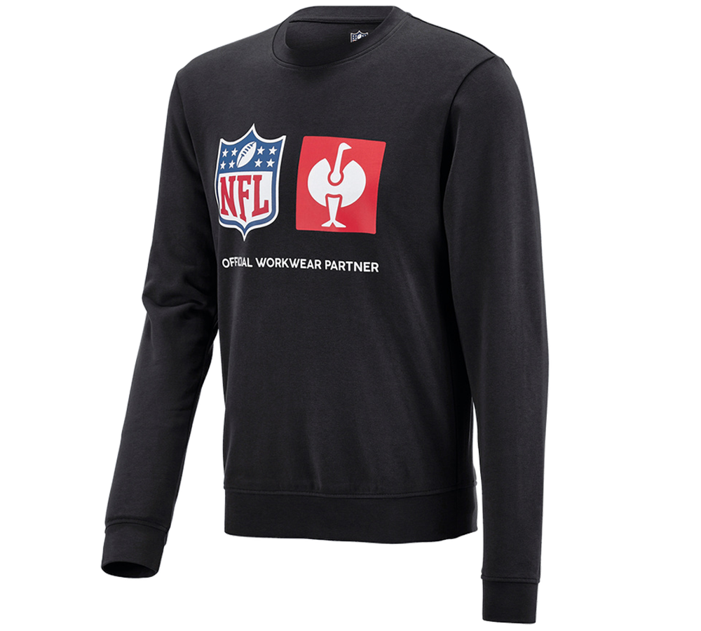 Överdelar: NFL Sweatshirt cotton + svart