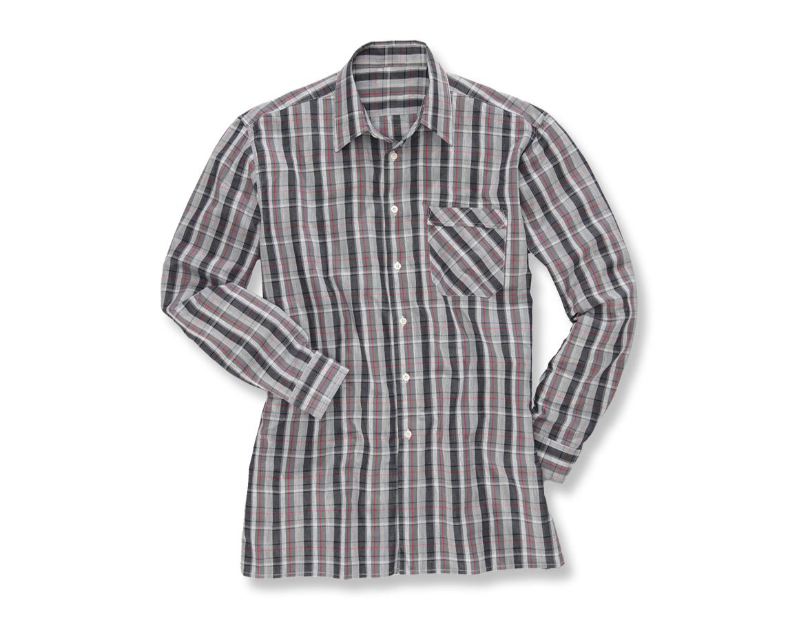 Snickare: Långärmad skjorta Bremen + grå