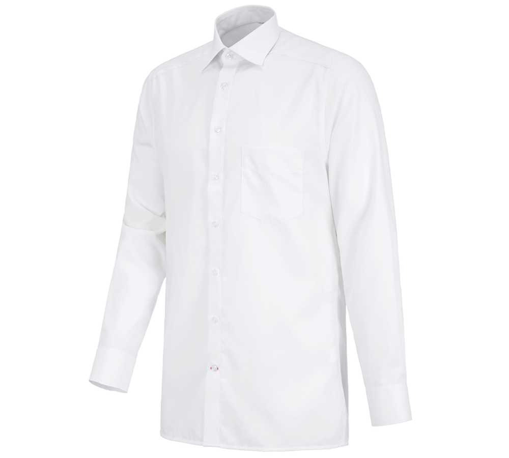 Topics: Business shirt e.s.comfort, long sleeved + white