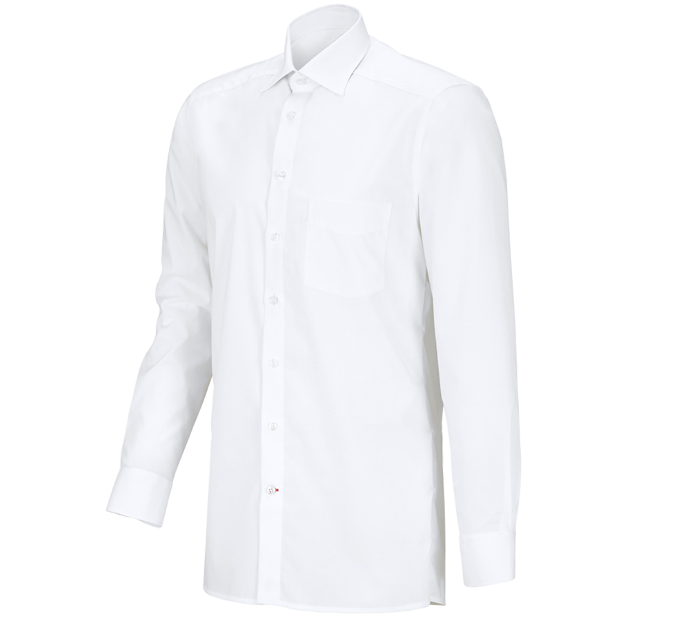 Överdelar: e.s. serveringsskjorta långärmad + vit