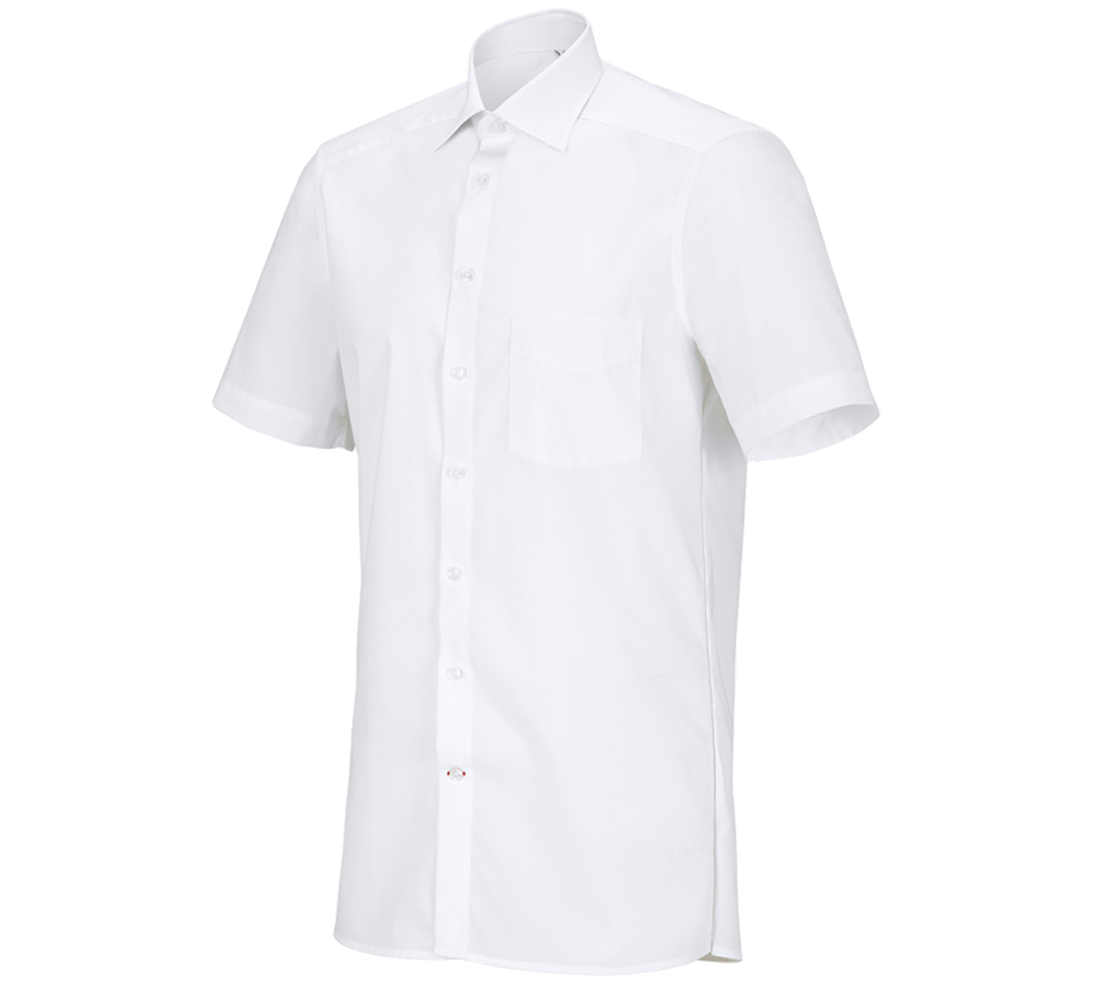 Shirts, Pullover & more: e.s. Service shirt short sleeved + white