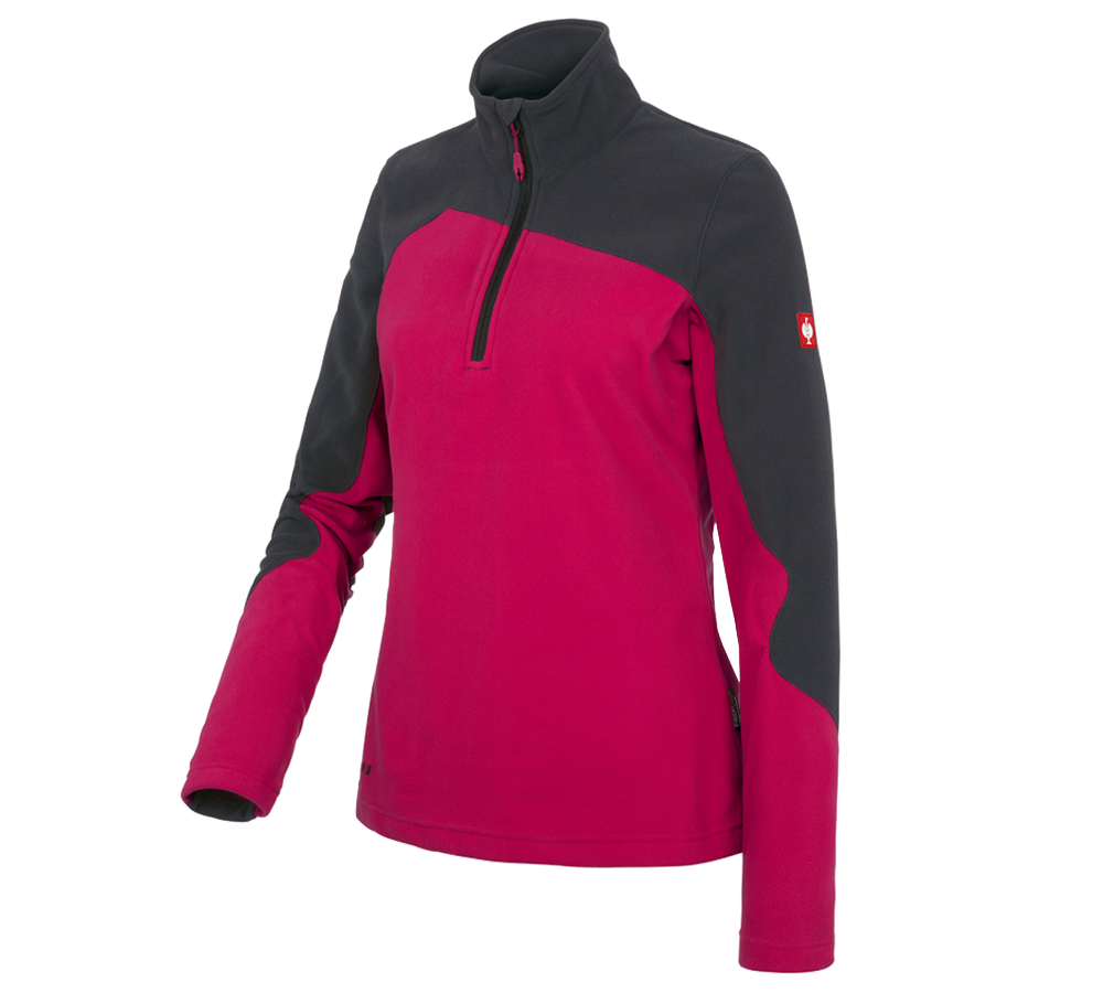 Gardening / Forestry / Farming: Fleece troyer e.s.motion 2020, ladies' + berry/graphite