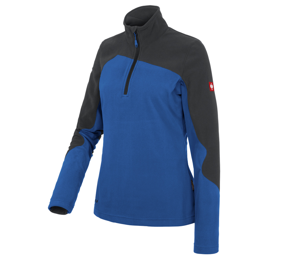 Shirts, Pullover & more: Fleece troyer e.s.motion 2020, ladies' + gentianblue/graphite