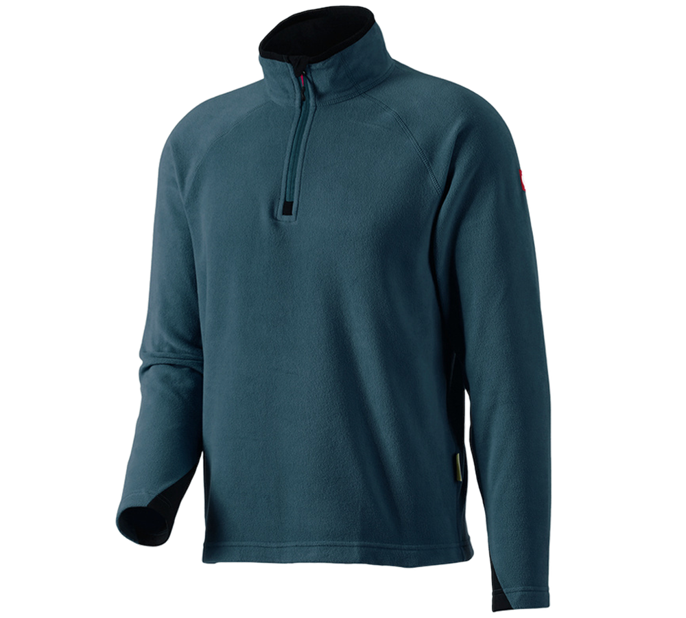 Shirts, Pullover & more: Microfleece troyer dryplexx® micro + seablue