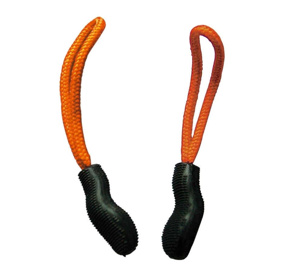 Accessories: Zip puller set + orange
