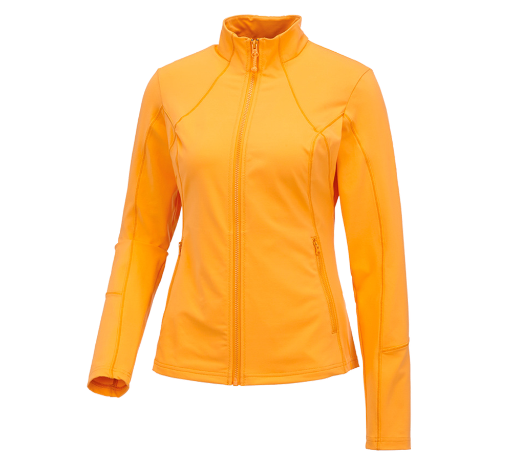 Shirts, Pullover & more: e.s. Functional sweat jacket solid, ladies' + lightorange