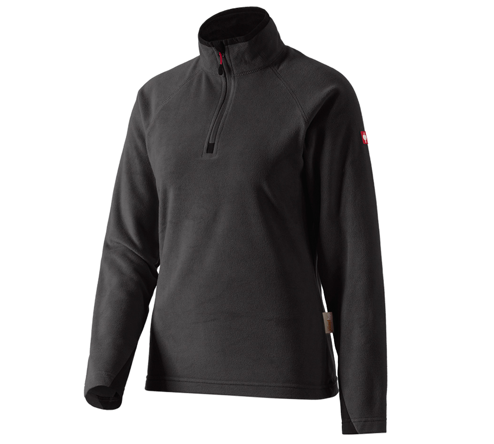 Shirts, Pullover & more: Ladies' Microfleece troyer dryplexx® micro + black