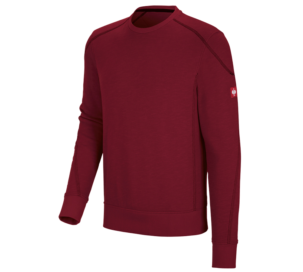 Snickare: Sweatshirt cotton slub e.s.roughtough + rubin