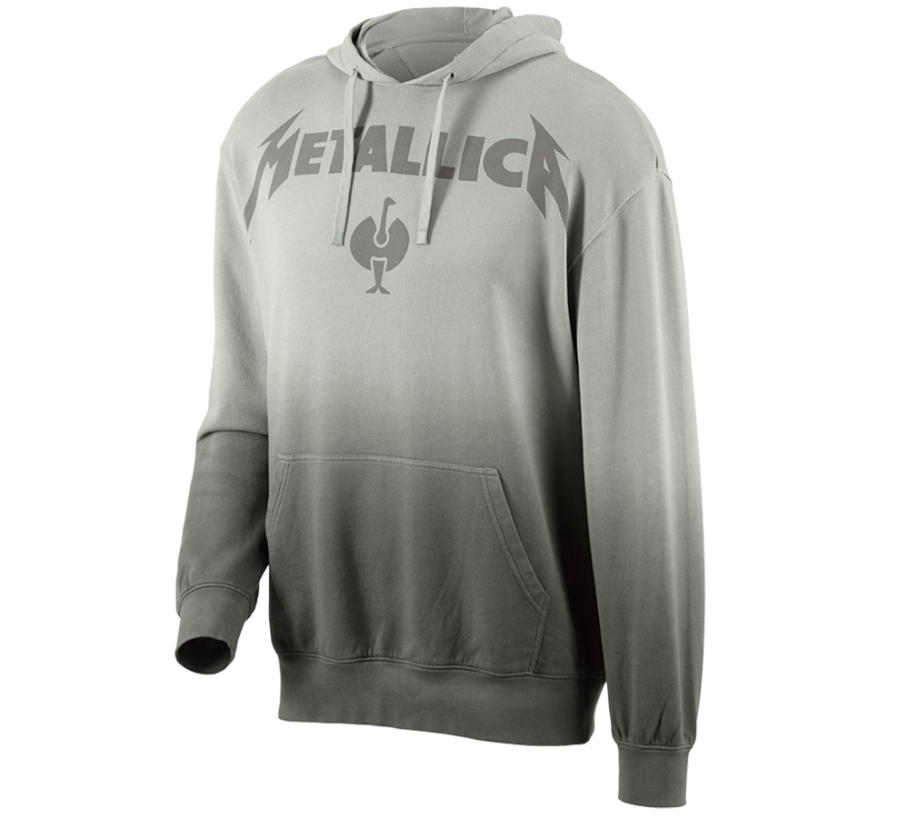 Överdelar: Metallica cotton hoodie, men + magnetgrå/granit