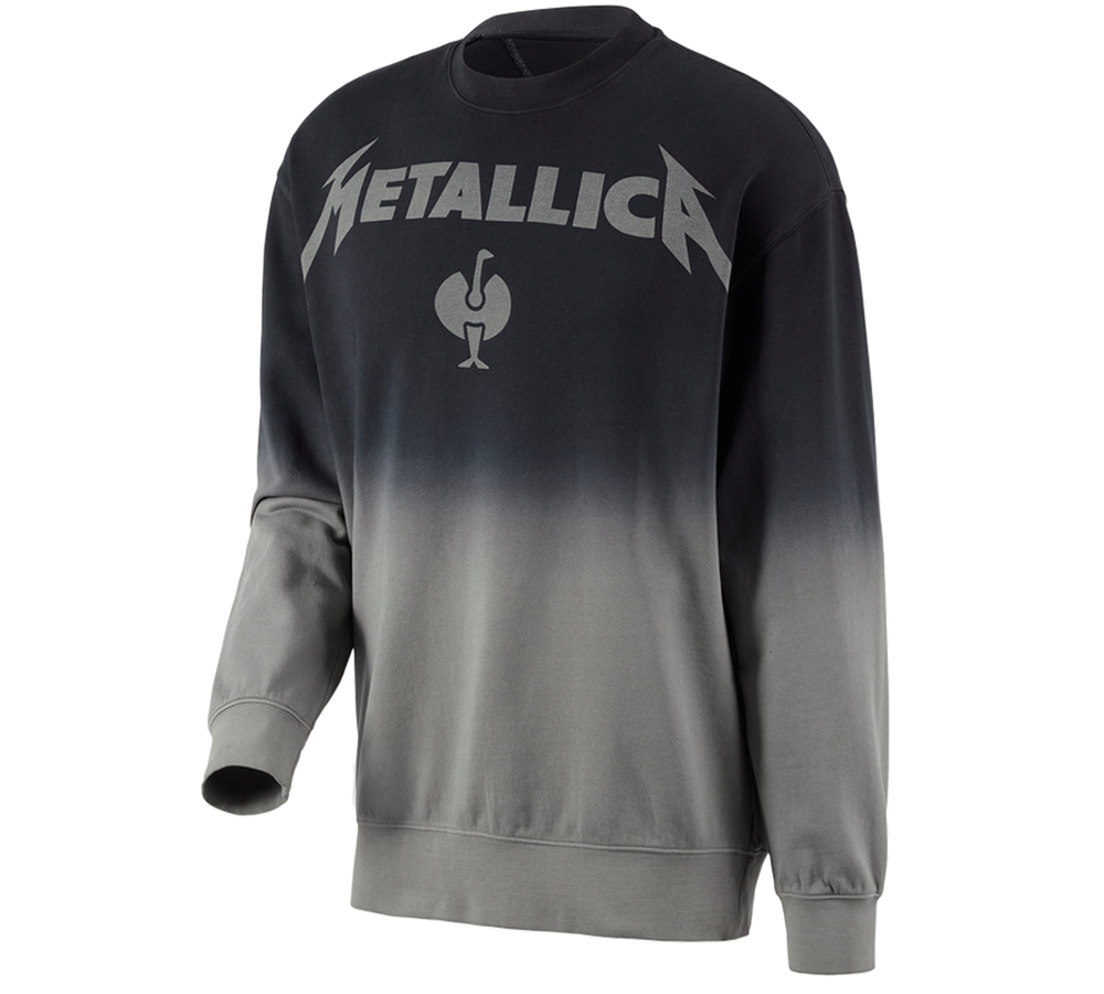 Överdelar: Metallica cotton sweatshirt + svart/granit