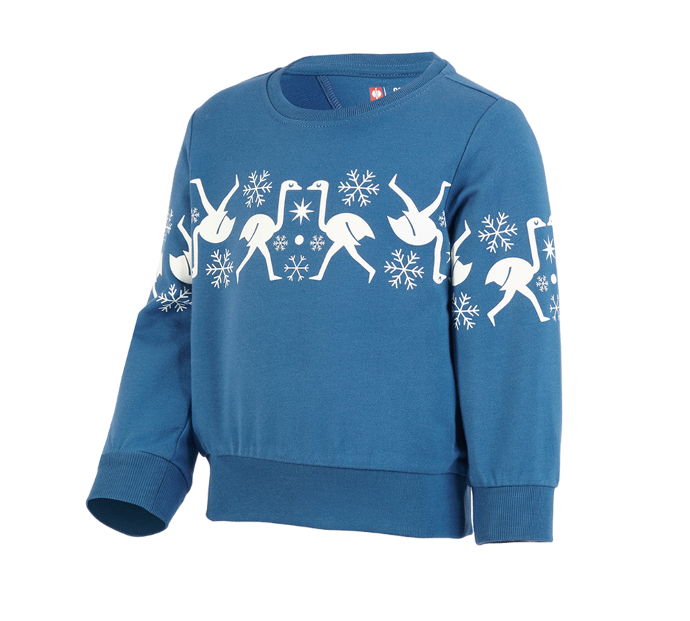 För de små: e.s. Norge-sweatshirt, barn + baltikblå