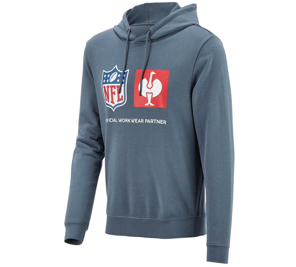 Samarbeten: NFL Hoodie cotton + oxidblå