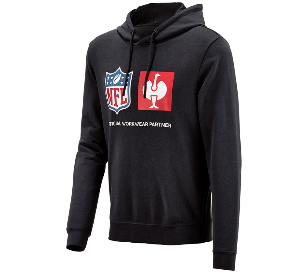 Samarbeten: NFL Hoodie cotton + svart