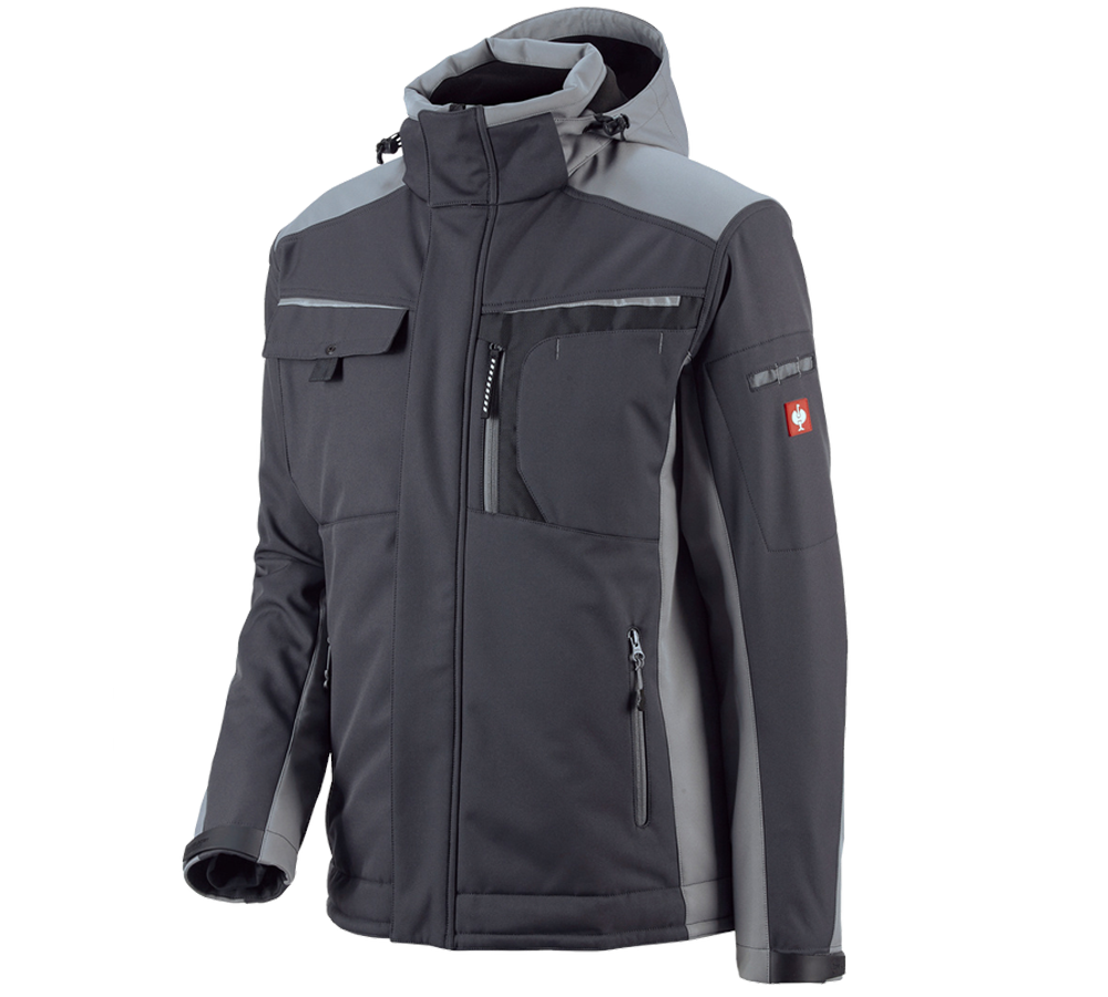Gardening / Forestry / Farming: Softshell jacket e.s.motion + graphite/cement