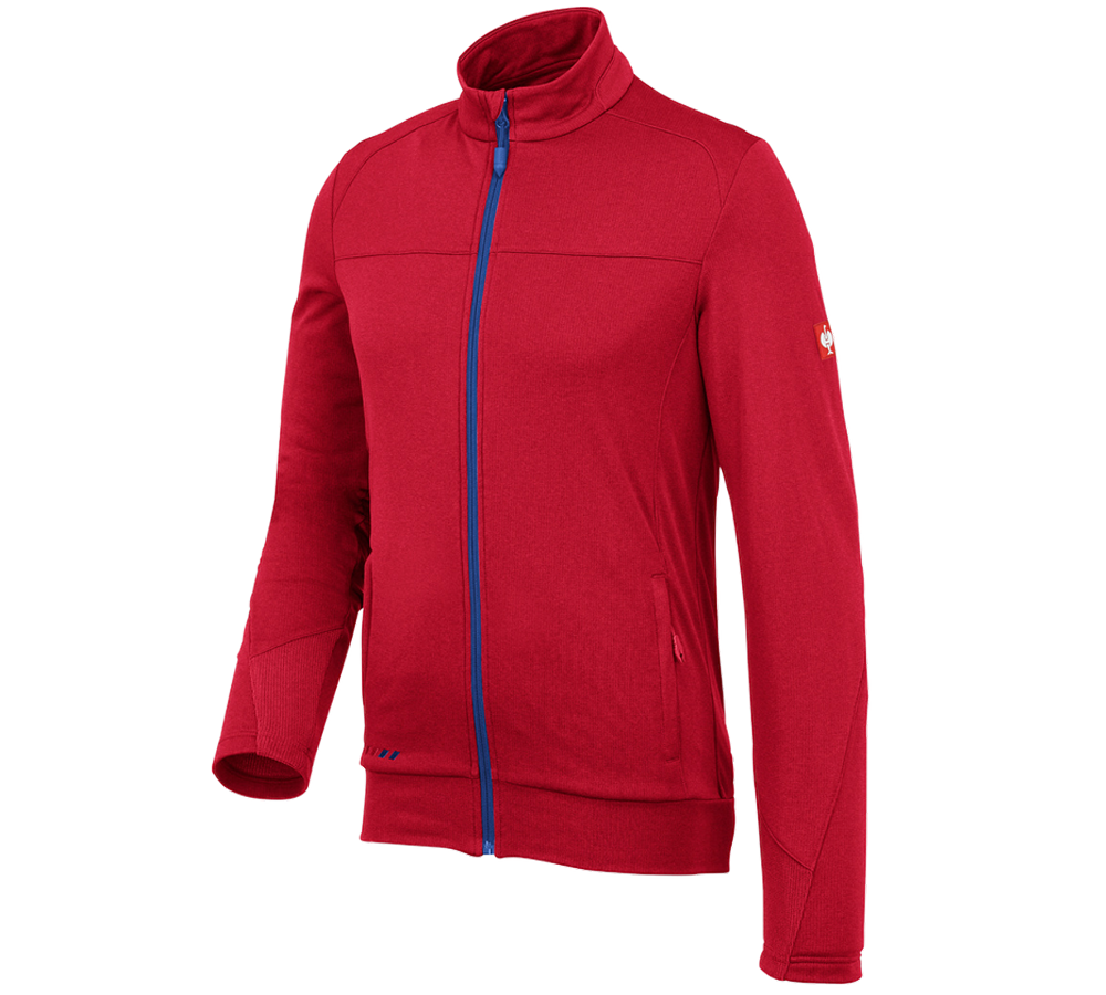 Topics: FIBERTWIN® clima-pro jacket e.s.motion 2020 + fiery red/royal
