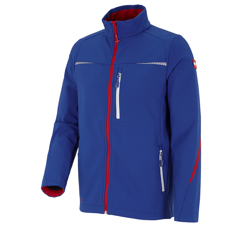 Gardening / Forestry / Farming: Softshell jacket e.s.motion 2020 + royal/fiery red