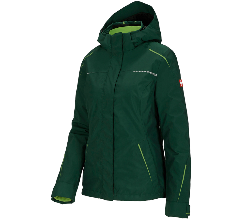 Cold: 3 in 1 functional jacket e.s.motion 2020, ladies' + green/seagreen