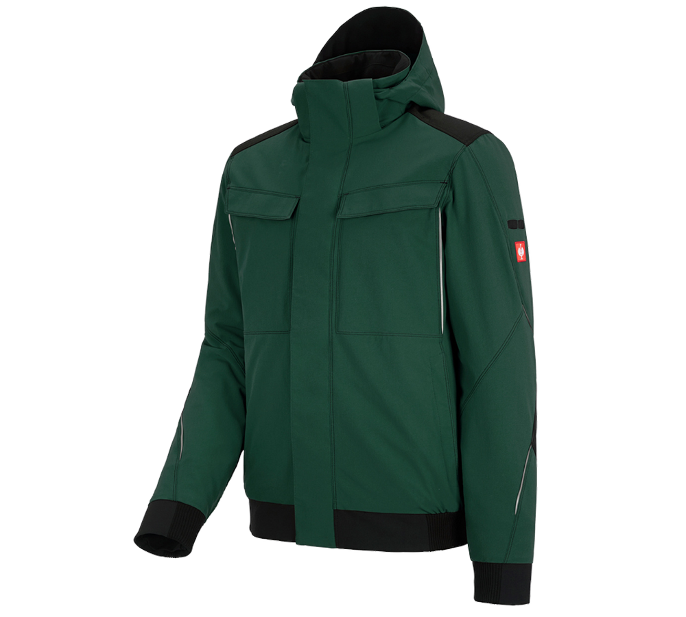 Cold: Winter functional jacket e.s.dynashield + green/black