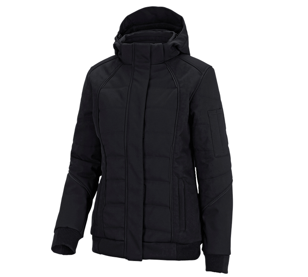 Plumbers / Installers: Winter softshell jacket e.s.vision, ladies' + black