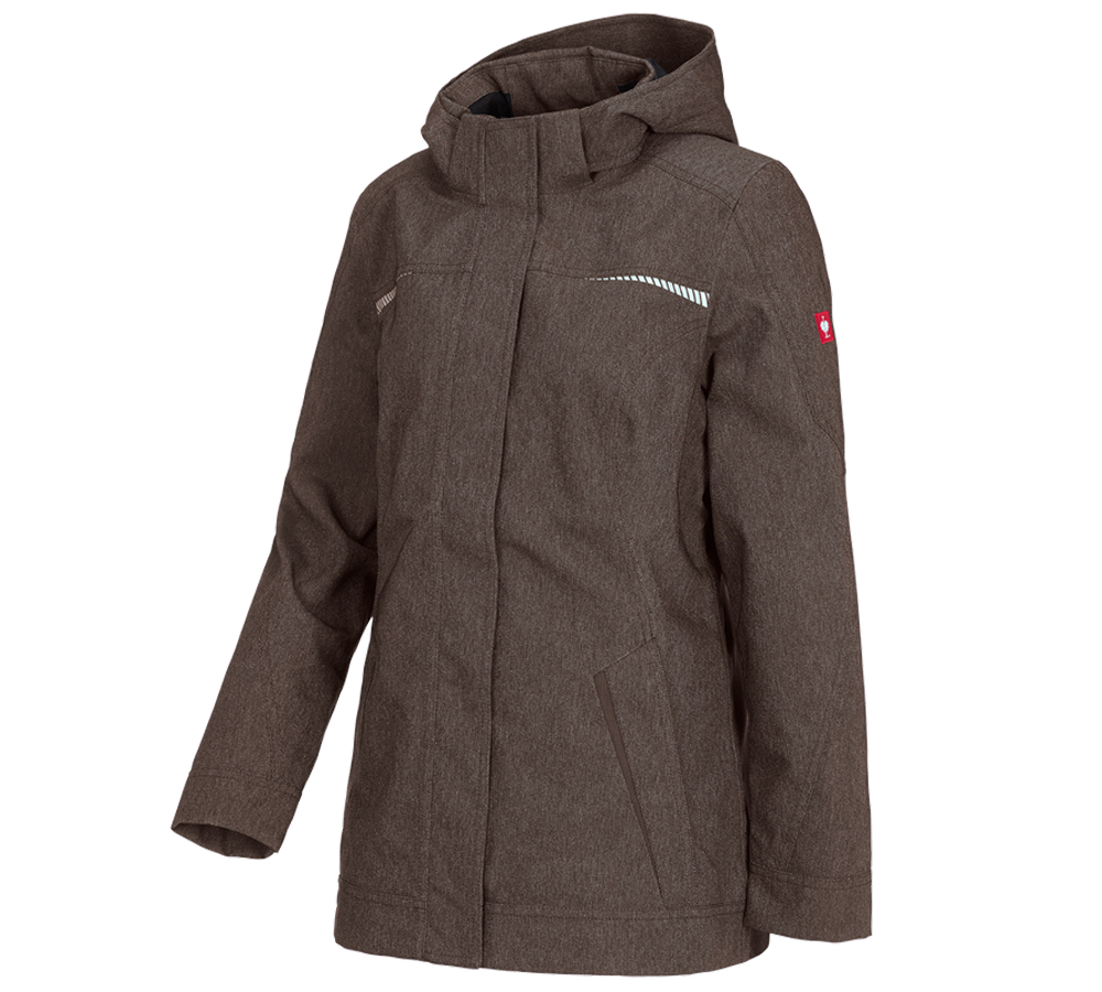 Work Jackets: Functional jacket e.s.motion denim, ladies' + chestnut