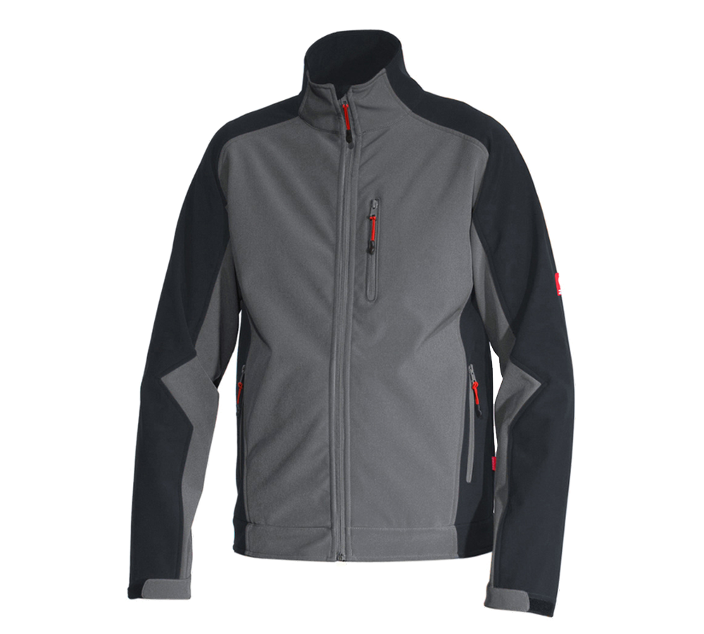 Work Jackets: Softshell Jacket dryplexx® softlight + anthracite/black