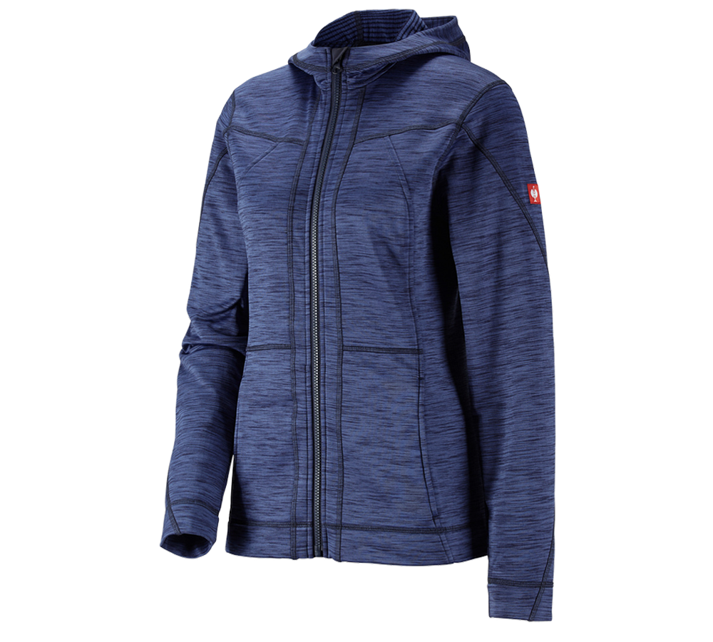 Plumbers / Installers: Hooded jacket isocell e.s.dynashield, ladies' + pacific melange