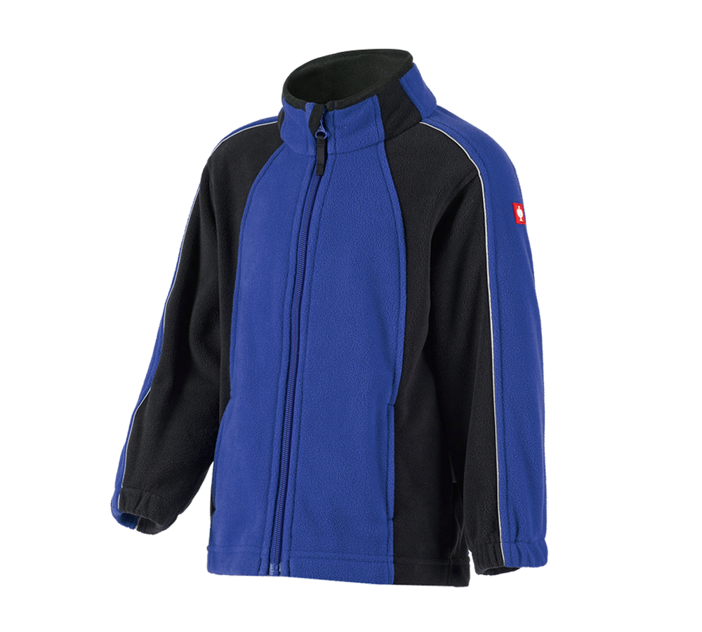 Jackets: Children's microfleece jacket dryplexx® micro + royal/black