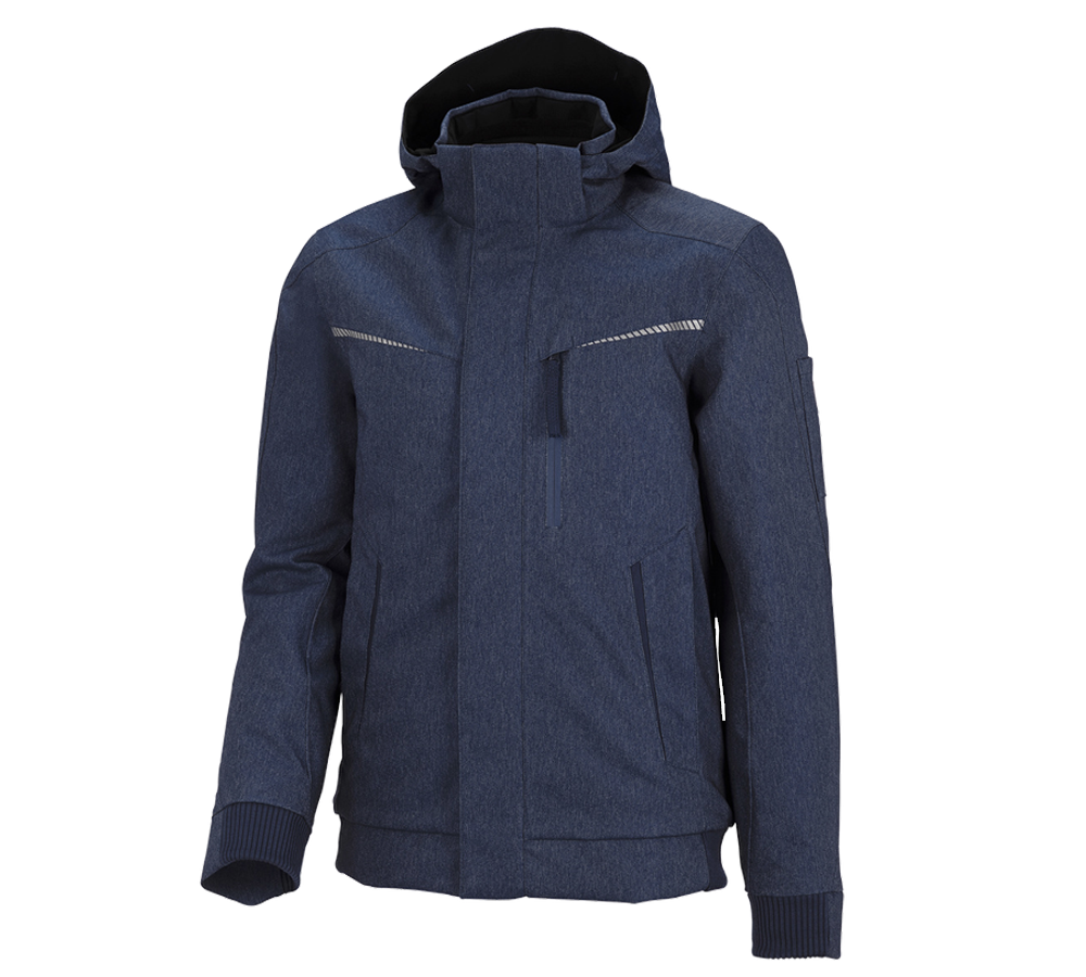 Work Jackets: Winter functional pilot jacket e.s.motion denim + indigo