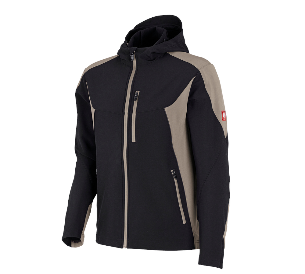Plumbers / Installers: Softshell jacket e.s.vision + black/clay