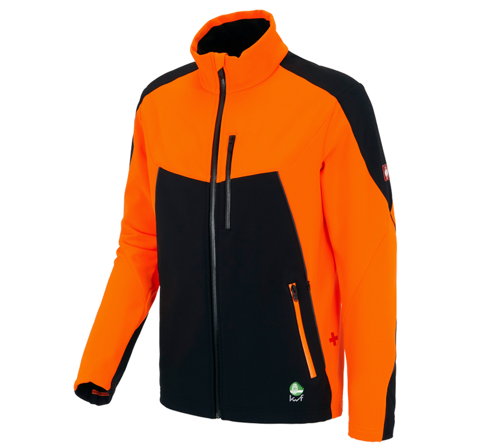 Work Jackets: Forestry jacket e.s.vision + high-vis orange/black