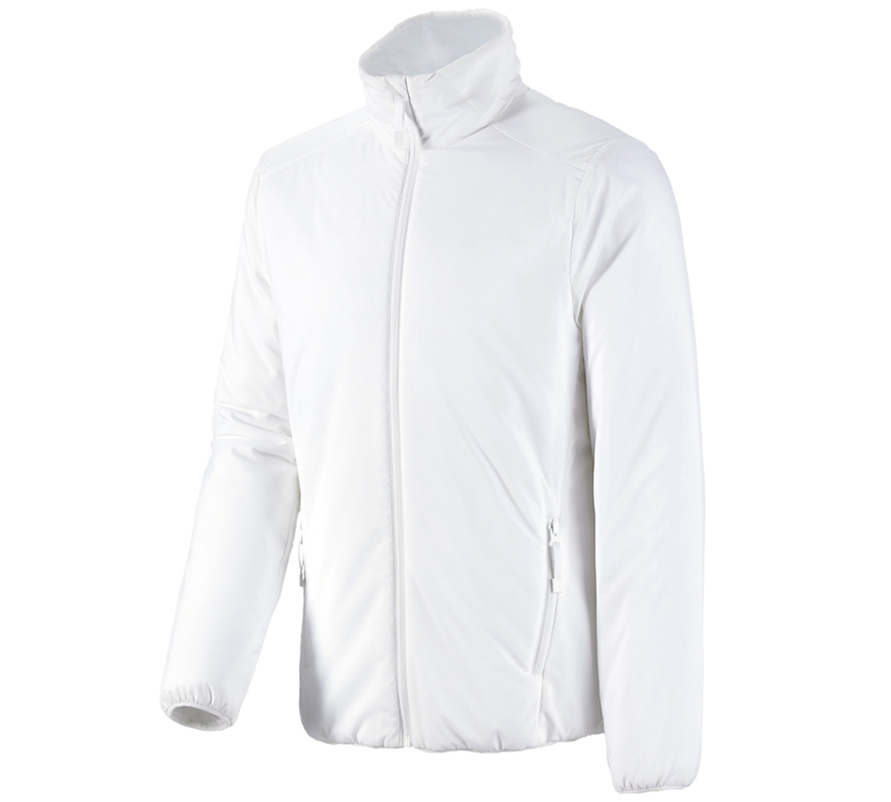 Work Jackets: e.s. Padded jacket CI + white