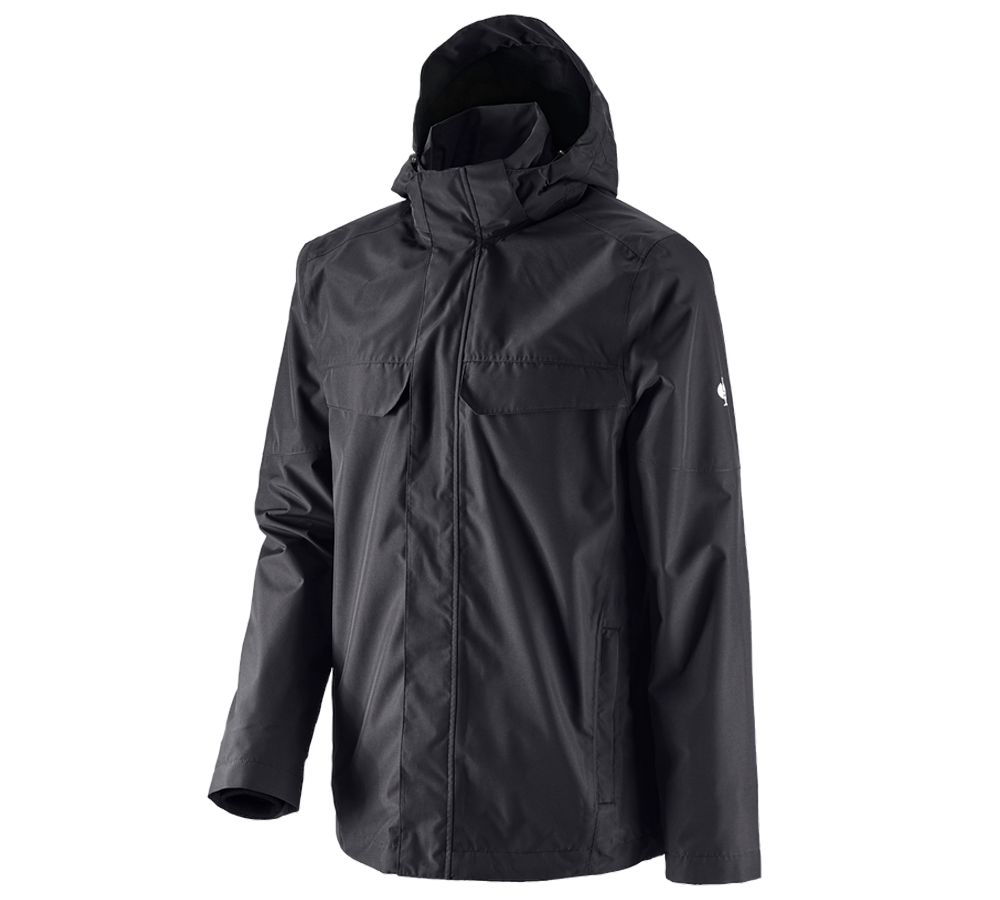 Work Jackets: Rain jacket e.s.concrete + black
