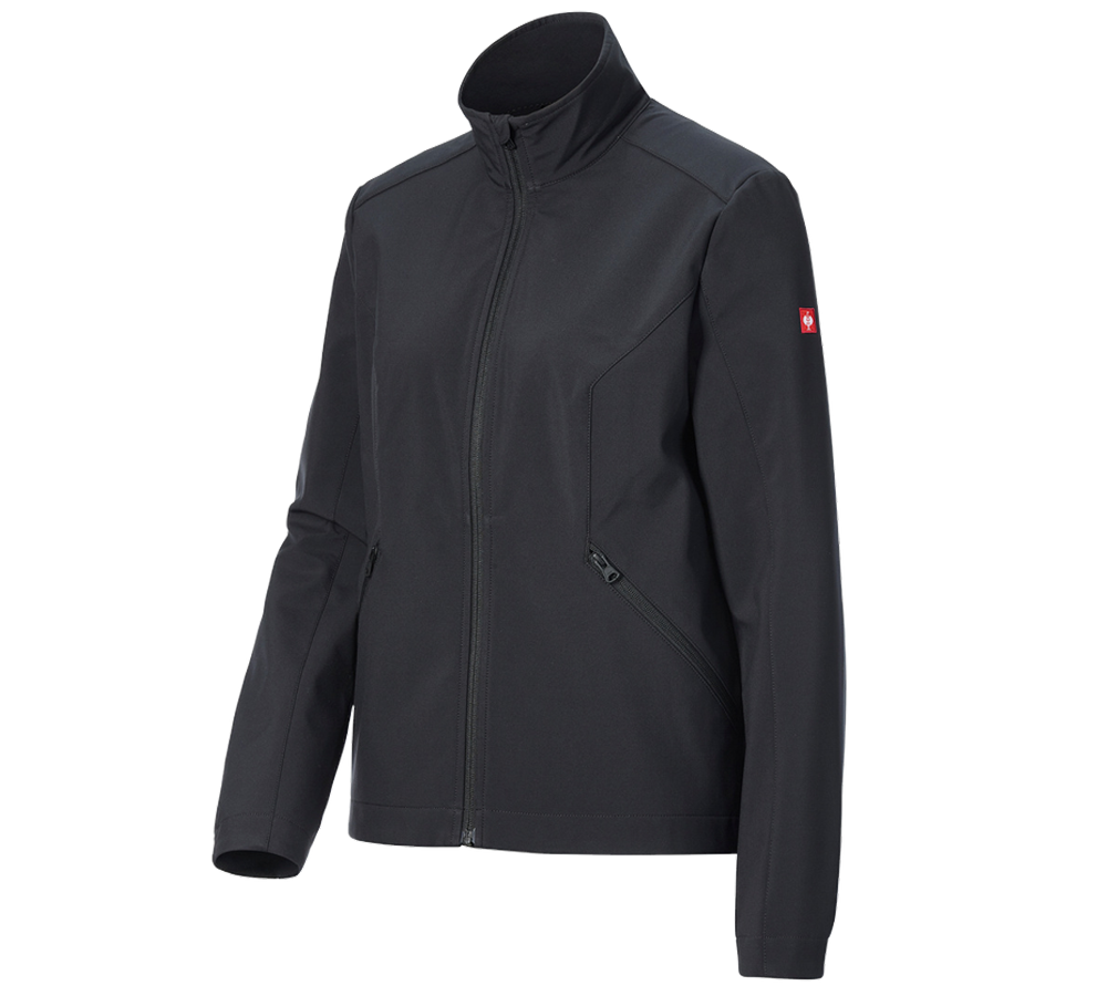 Topics: Softshell jacket e.s.trail pure, ladies' + black