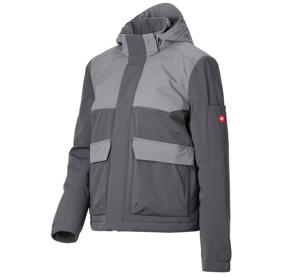 Topics: Winter jacket e.s.trail pure, ladies' + carbongrey/basaltgrey