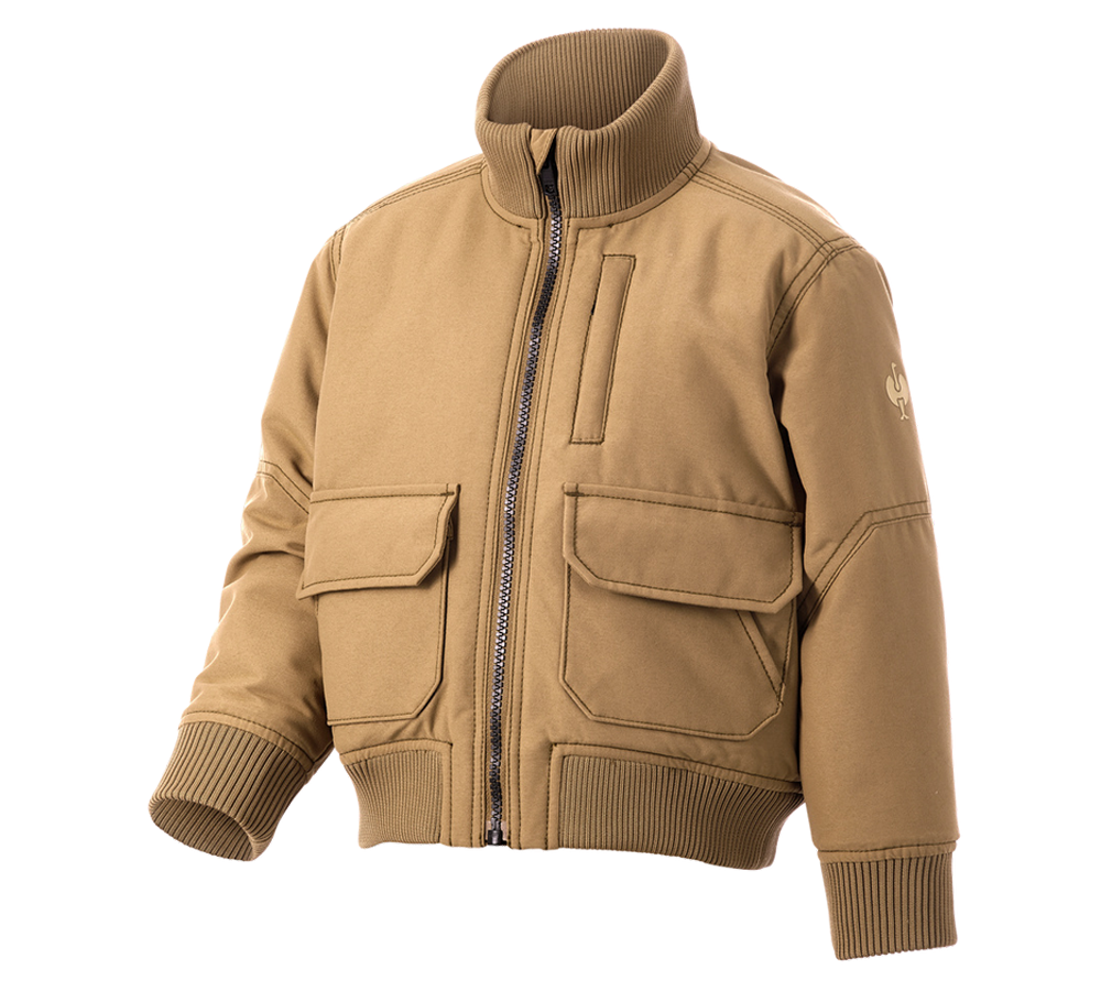 Clothing: Pilot jacket e.s.iconic, children's + almondbrown