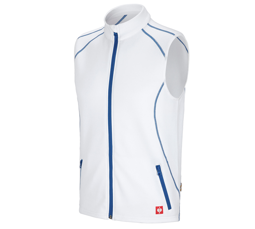 Plumbers / Installers: Function bodywarmer thermo stretch e.s.motion 2020 + white/gentianblue